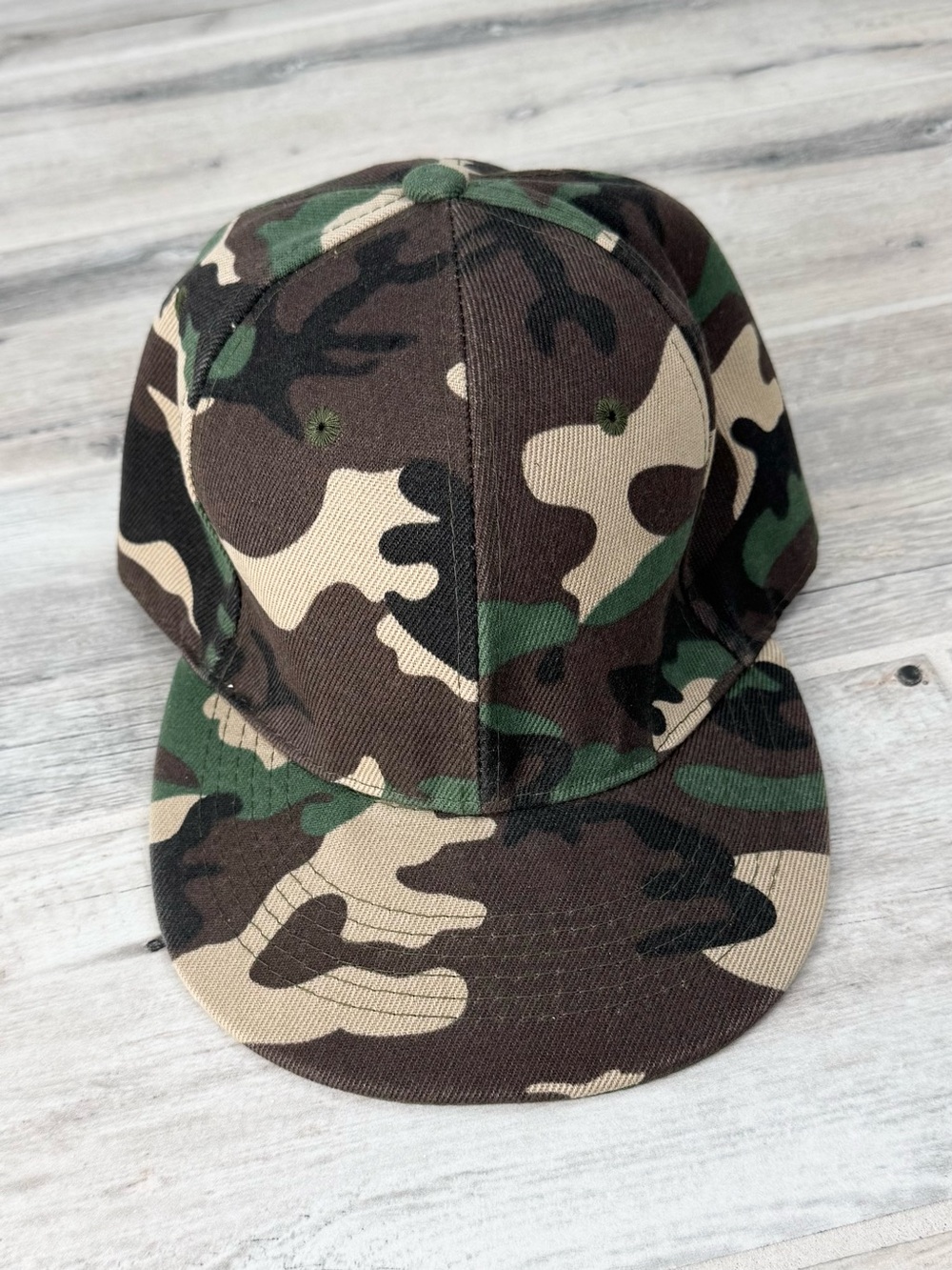 Flat Brim Army Military Camouflage Snapback Baseball Cap Hat